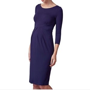 Isabella Oliver Navy Ivybridge Maternity Dress